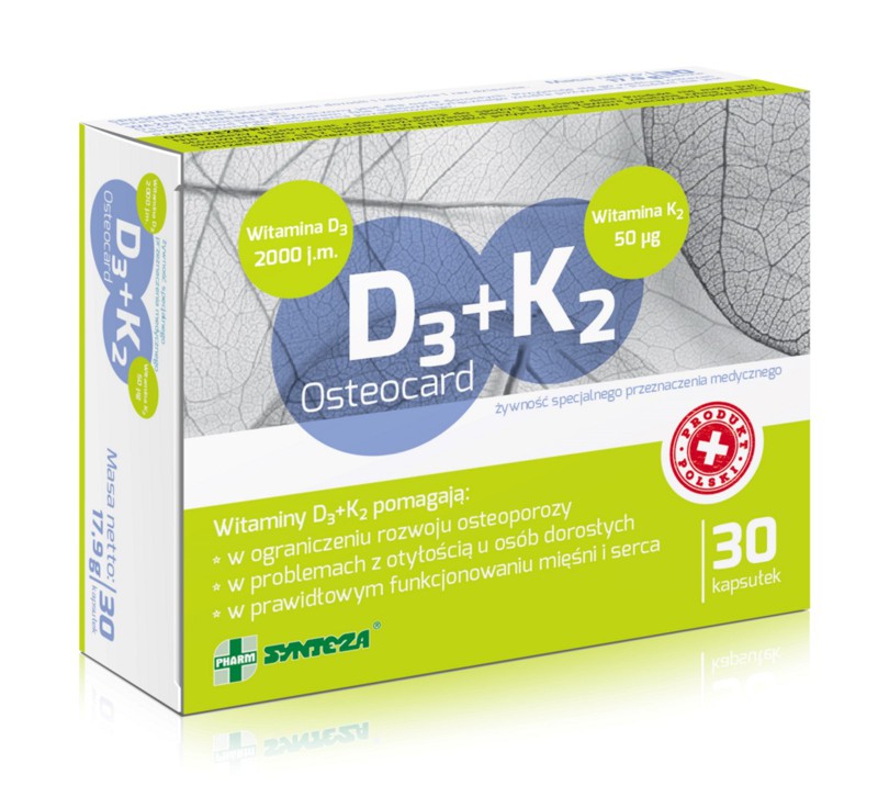 D3+K2 Osteocard - witamina D3 i K2